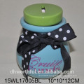 Ceramic money saving box with tie